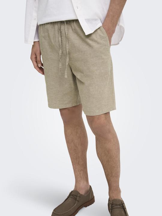 Image du produit Only & Sons Onslinus 0007 Cot Lin Shorts Noos (M)