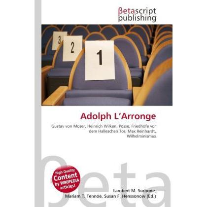 Adolph L'Arronge, Fachbücher