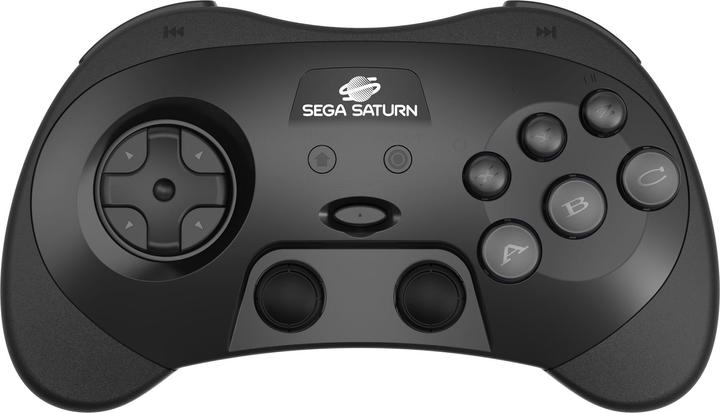 Image du produit retro-bit PRO Controller Black - Manette de jeu - Sega Saturn (PC, Switch)