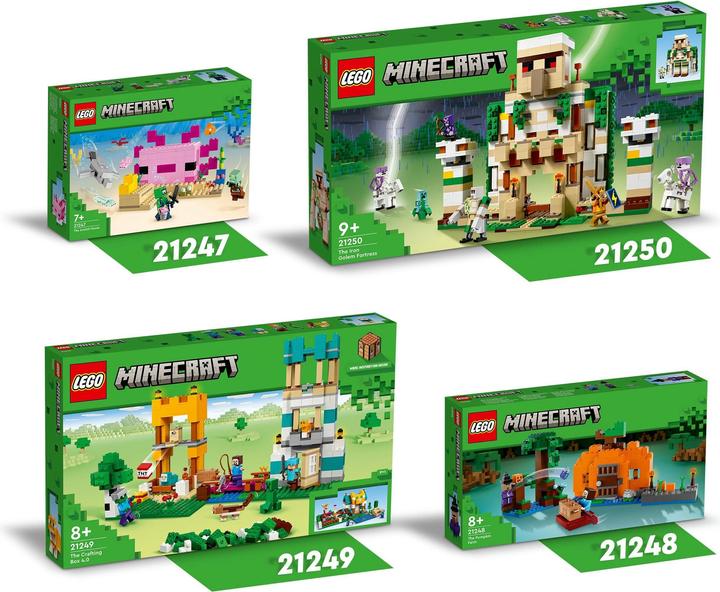 Produktbild LEGO Das Axolotl-Haus (21247, LEGO Minecraft)