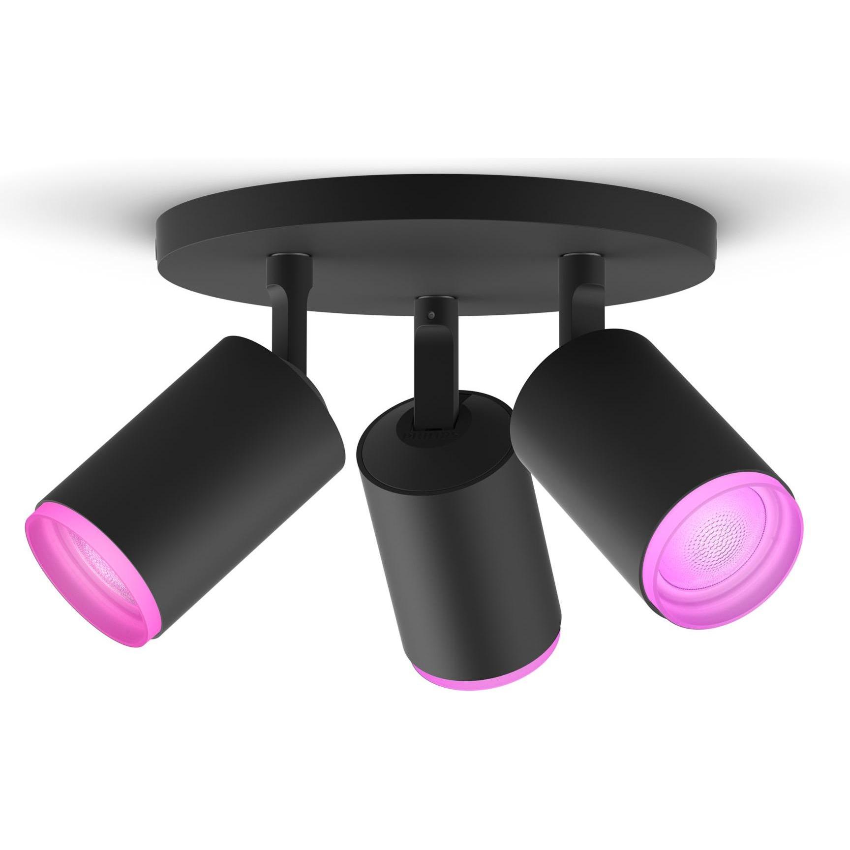 Philips Hue, Wandleuchte + Deckenleuchte, Fugato Basis BT (1050 lm, GU10)