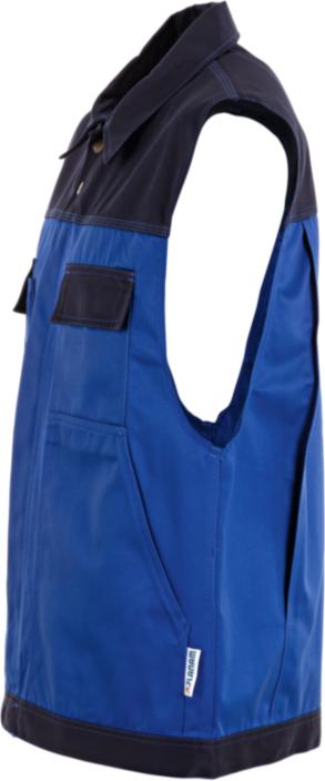 Actual product image Planam Waistcoat cornflower blue/navy M L (L)