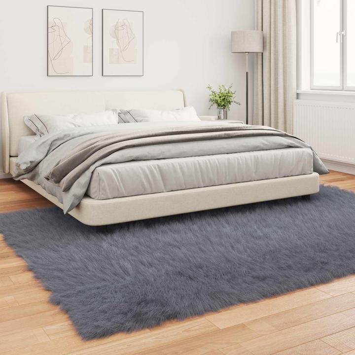 Produktbild vidaXL Kunstschaffell Teppich (200 x 280 cm)