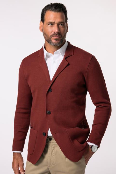 Produktbild JP1880 Stricksakko, FLEXNAMIC®, Business, Milano-Strick, Reverskragen (8XL)