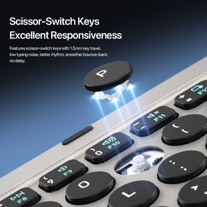 Image du produit Dux Ducis OK Flip Series Keyboard Tastatur (US, Sans fil)