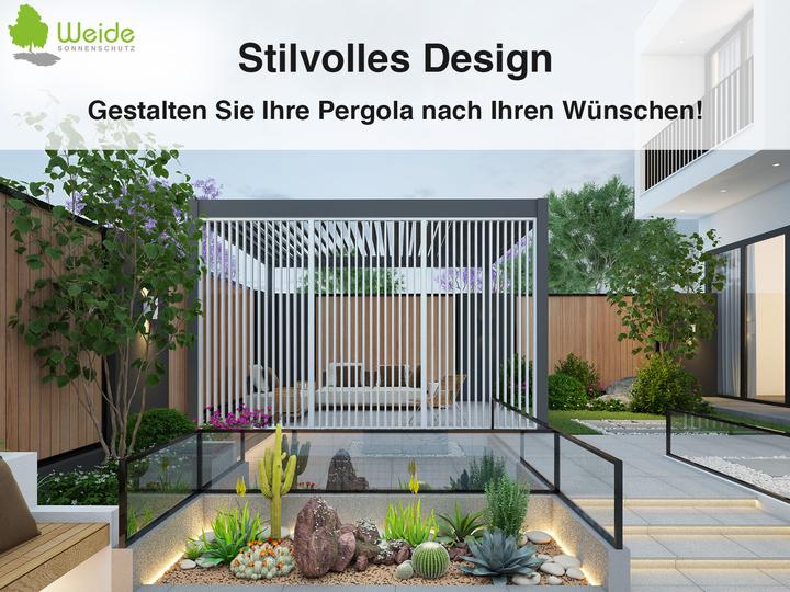Actual product image Weide Vertical slatted wall 1.23m for Deluxe Plus pergola white (238 cm, 123 cm)