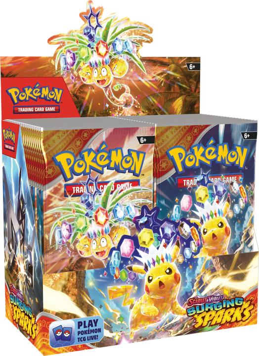 Produktbild Pokémon Surging Sparks (Englisch, Booster Display)