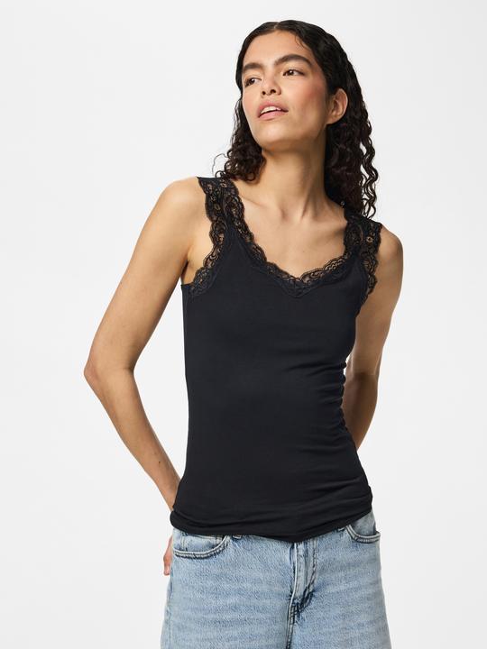 Actual product image Pieces Pcbarbera Lace Top Noos Bc (S)