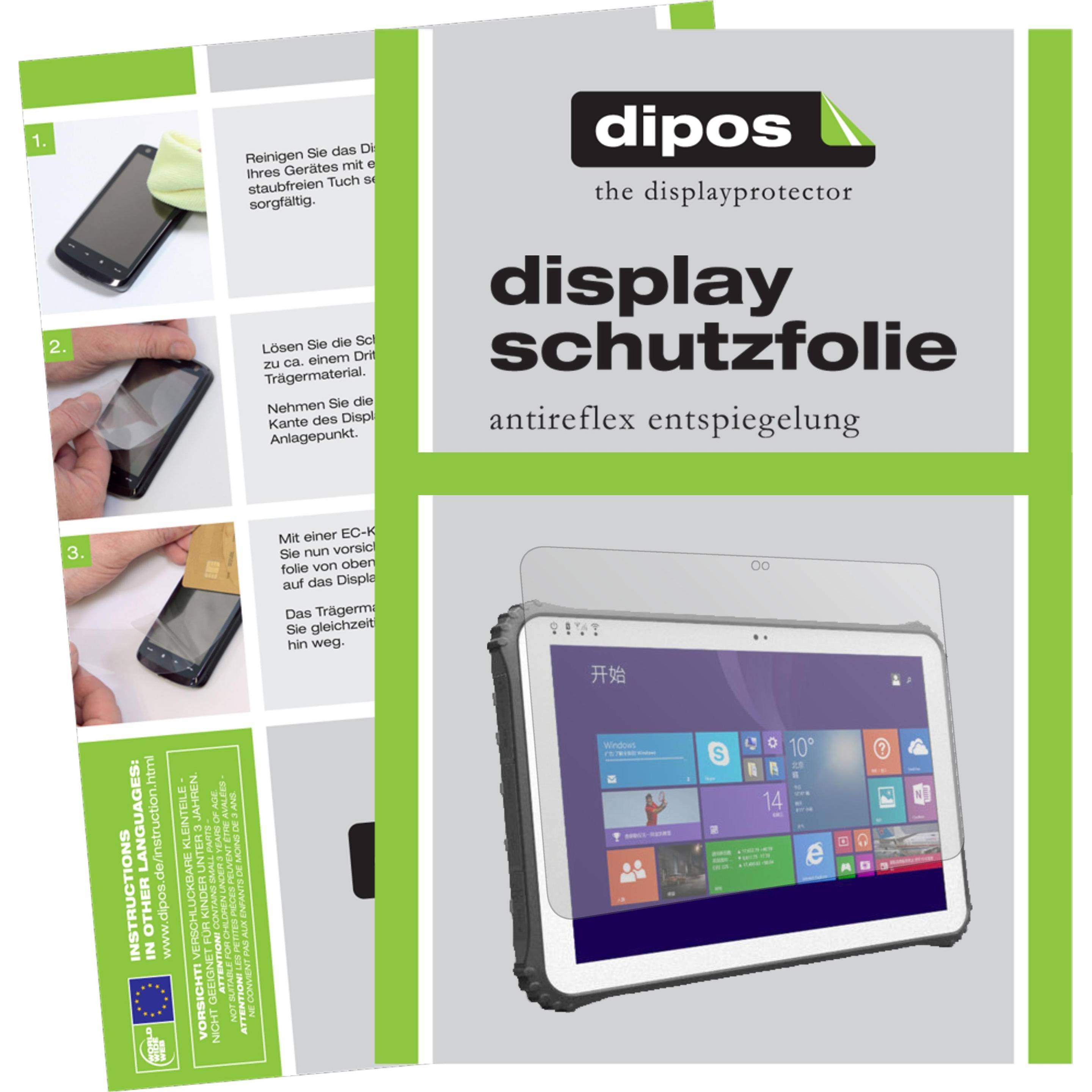 Dipos Displayschutzfolie Antireflex (1 Stück, ID-SQ12.2), Tablet Schutzfolie