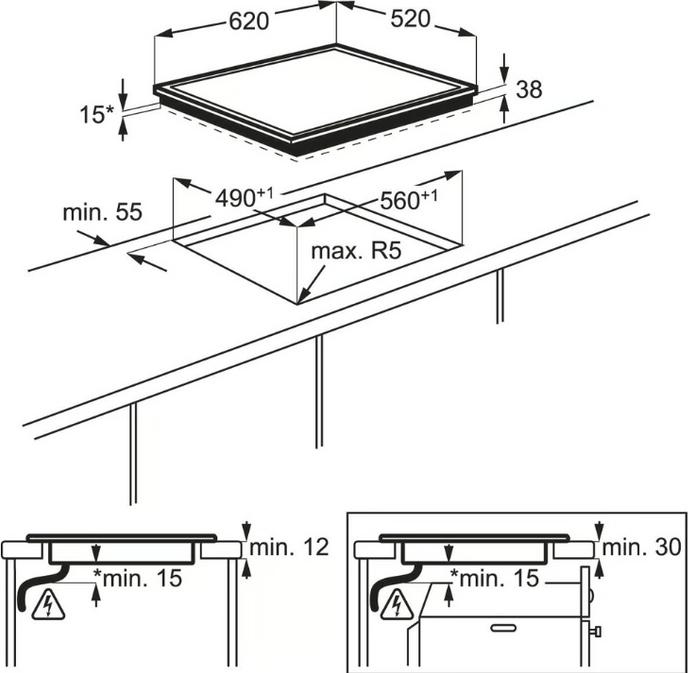 Produktbild AEG EPS335061M ED EINBAUHERD PYROLYSE