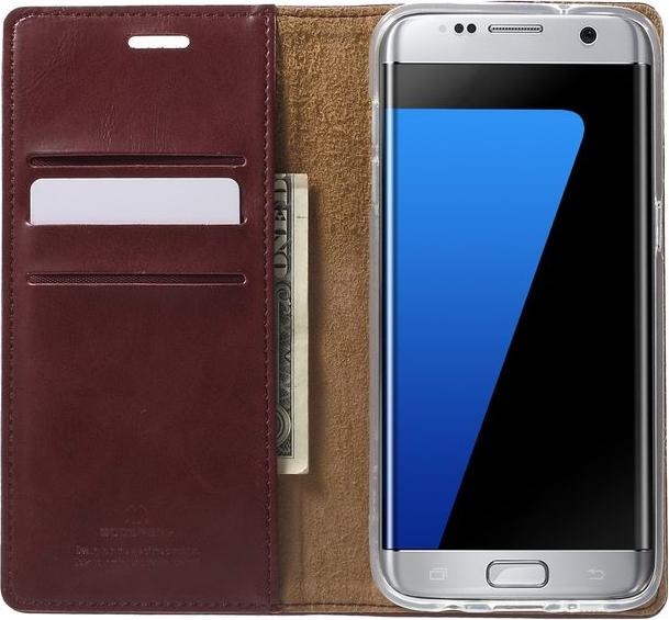 Actual product image Goospery Blue Moon Flip Series (Samsung Galaxy S7 Edge)