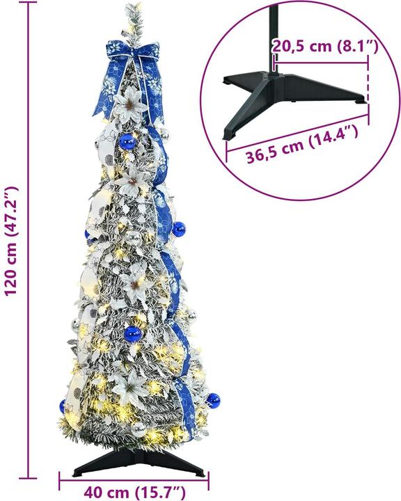 Produktbild vidaXL Künstlicher Baum (120 cm)