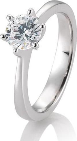 Actual product image Breuning 6 prong set 0.40-0.60 ct. (56, 585/14 K Gold)