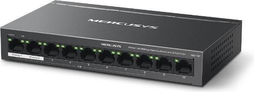 Produktbild Mercusys MS110P 10xFE Desktop-Switch 8xPoE+ (10 Ports)