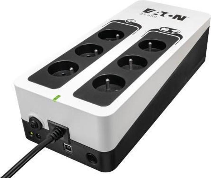 Eaton 3S550F Unterbrechungsfreie Stromversorgung (USV) Standby (Offline) 550 VA 6 AC-Ausgänge (550 VA, 330 W, Standby USV)