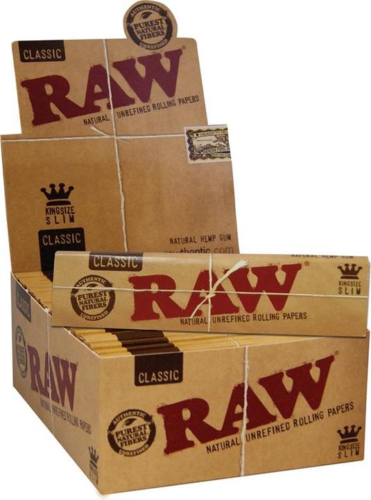 Actual product image RAW Classic King Size Slim (Box 50pcs.)