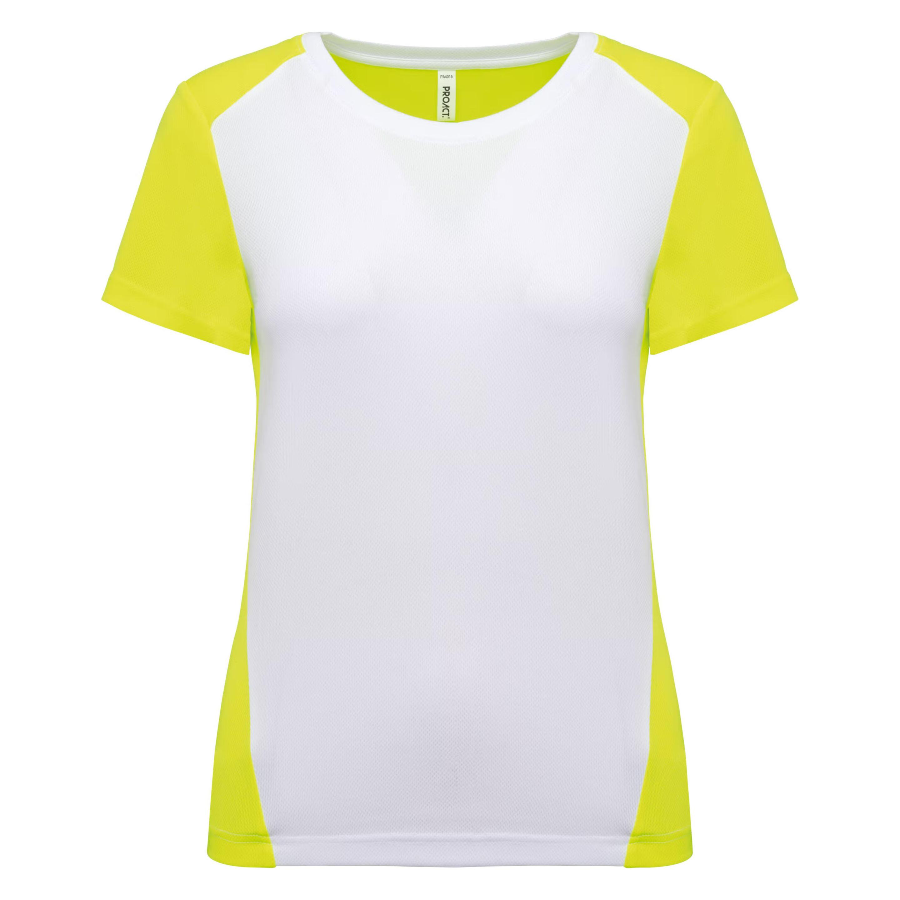 Proact, Damen, Badeanzüge, Nachhaltiger Damenbadeanzug, Gelb, Weiss, (Xxl)