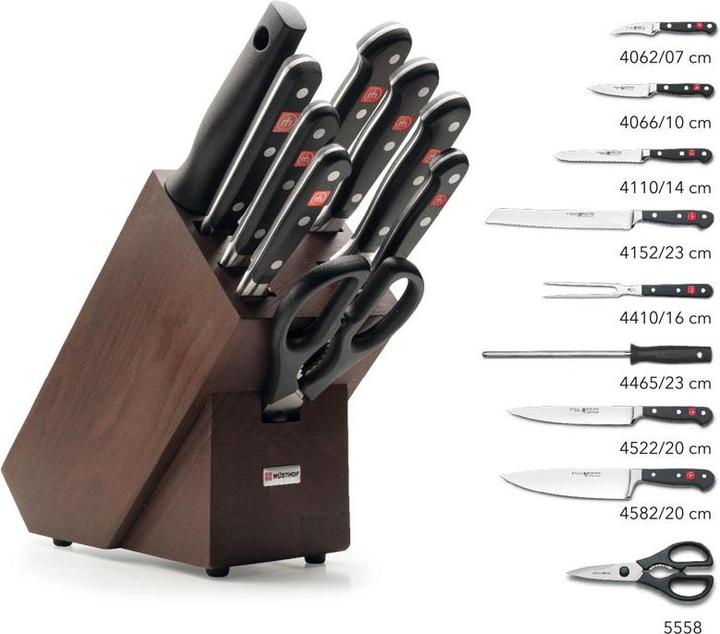 Produktbild Wüsthof Classic Messerblock mit Teilen Esche