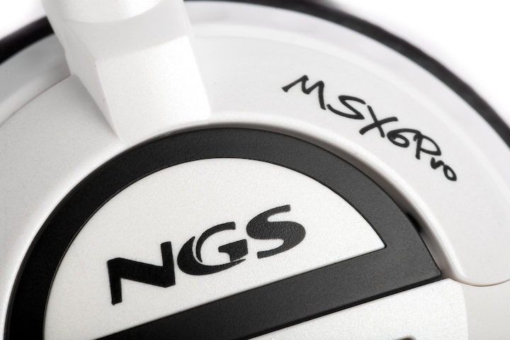 Produktbild NGS MSX6 Pro Kopfhörer Verkabelt Kopfband Calls/Music Weiss (Kabelgebunden)