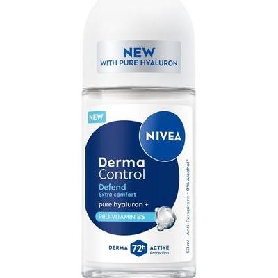 NIVEA, Deodorante, Derma Control Defend Antiperspirant Rollon 50ml (Roll-on, 50 ml)