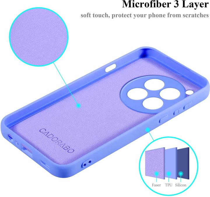 Actual product image Cadorabo Case for OnePlus 12 TPU in liquid protection silicone design (OnePlus 12)