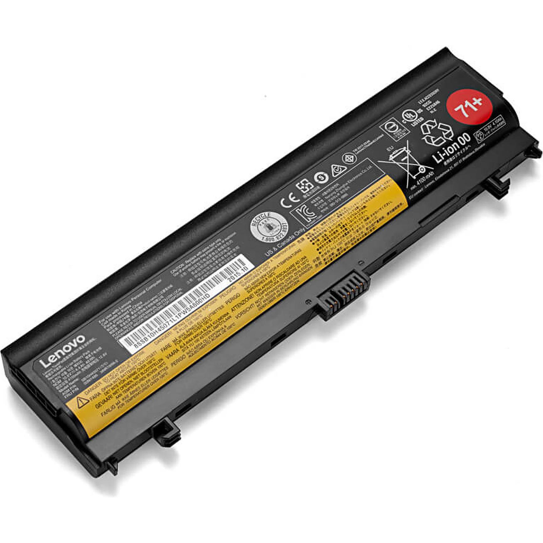 Lenovo ThinkPad Battery 71+ 6Cell (6 Zellen, 4400 mAh), Notebook Akku, Schwarz