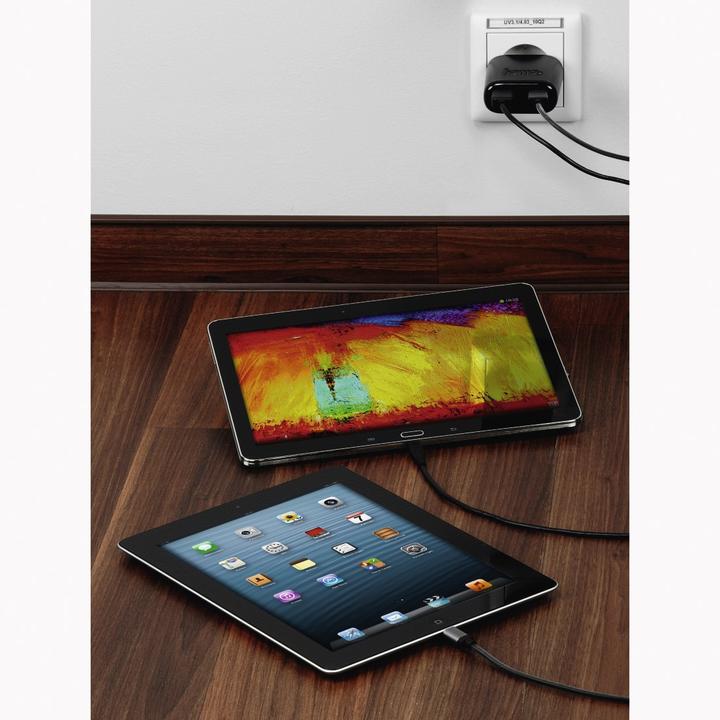 Produktbild Hama 2-fach (24 W, 2 Ports)