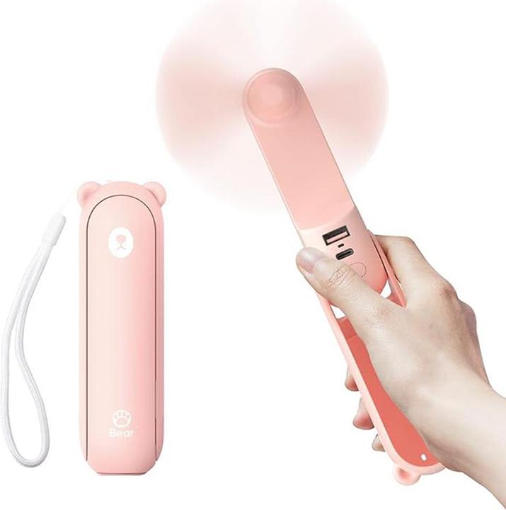 Produktbild Jisulife Handheld Fan Life8 Plus pink