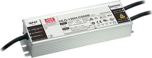 Produktbild MeanWell Dimmable LED Driver IP67 500mA 150W