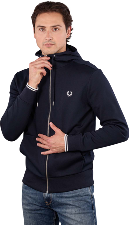 Produktbild Fred Perry Hooded Jacket Navy (XXL)