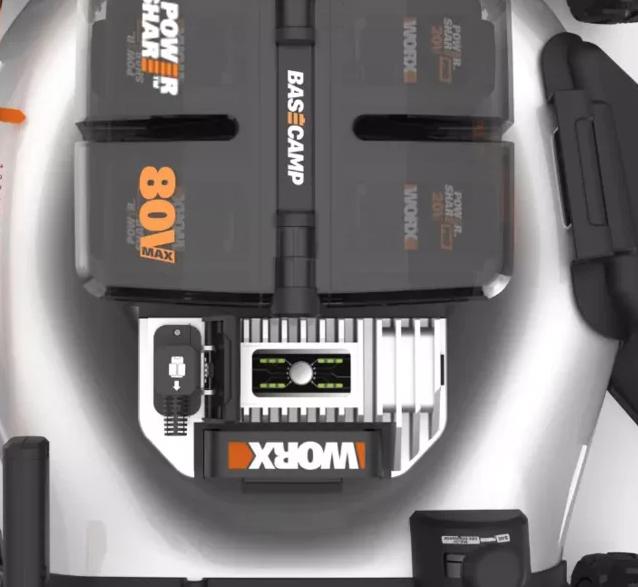 Actual product image Worx AkkuRasenmäher80V 4Ah (Rechargeable battery operated)