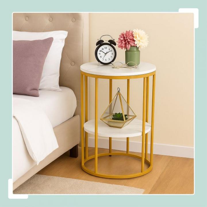 Actual product image Relaxdays Side Table (40 x 40 x 57 cm)