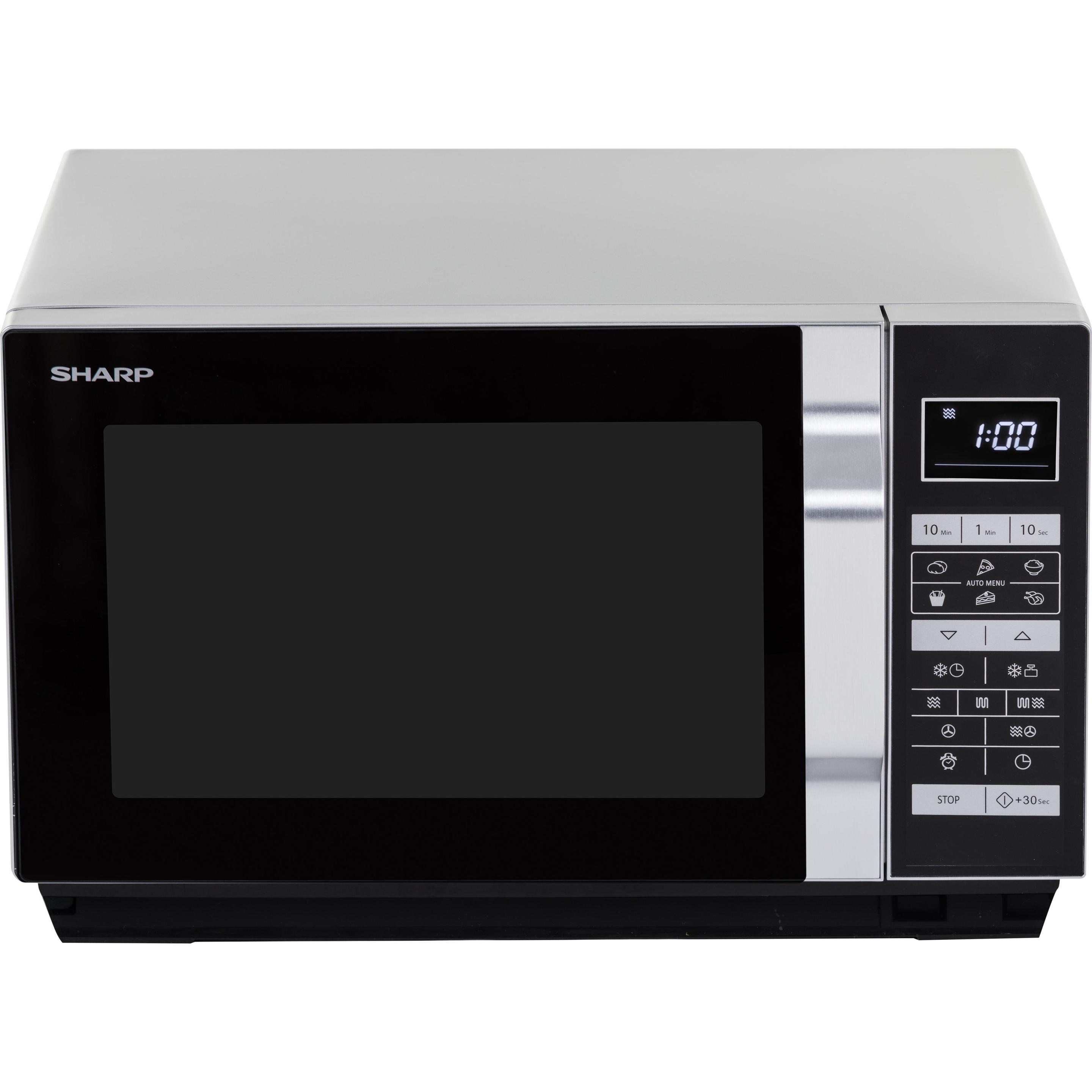 Sharp R860S, Mikrowelle, Silber
