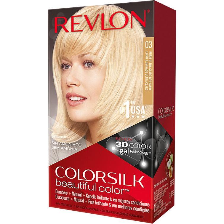 Thumbnail - Revlon Professional, Haarfarbe, COLORSILK tinte #03-rubio ultra claro (03)