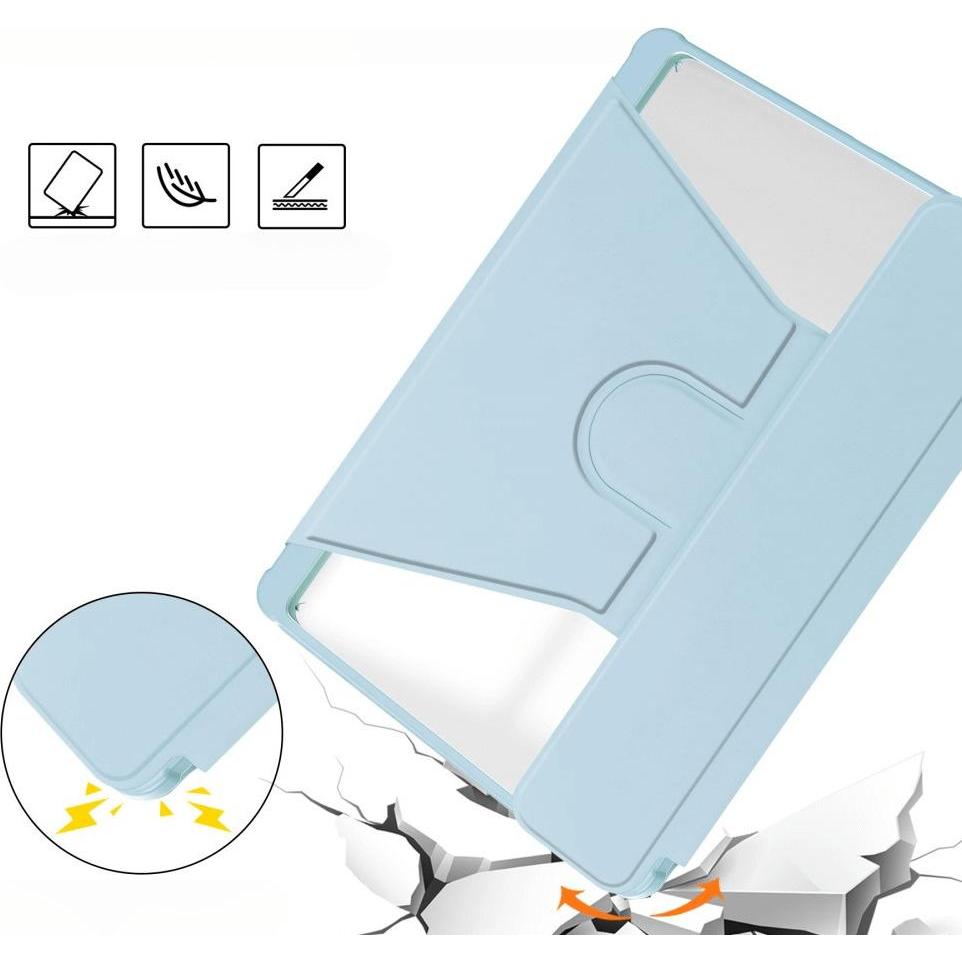 Thumbnail - Cover-Discount Galaxy Tab S9 FE - 360-Grad Tablet Hülle hellblau (Galaxy Tab S9 FE), Tablet Hülle, Blau