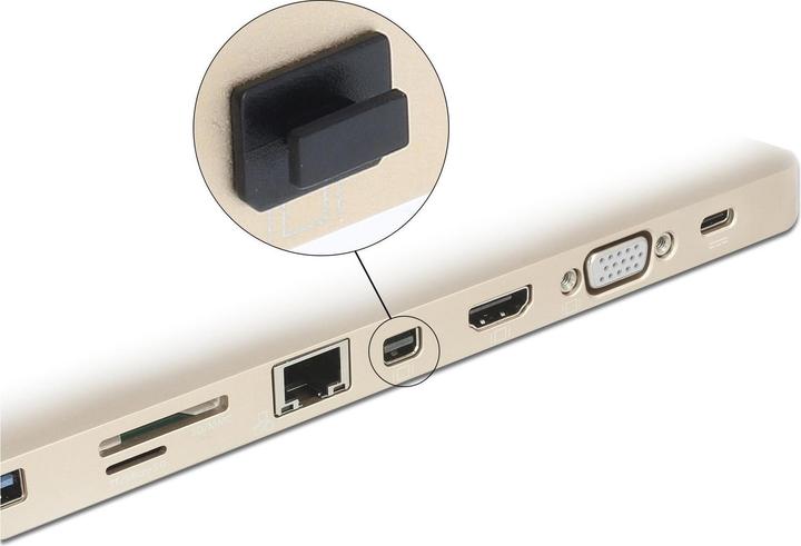 Produktbild Delock Mini-DP Staubschutz, 10 Stück (0.95 cm)