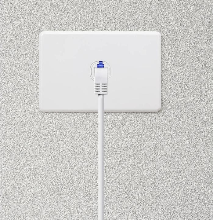 Produktbild Renkforce CAT 6A S/FTP Patchkabel gewinkelt auf gewinkelt, 0.25 M (S/FTP, CAT6a, 0.25 m)