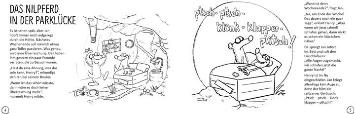 Produktbild Panini Jan & Henry: Lustige Vorlesegeschichten zum Ausmalen