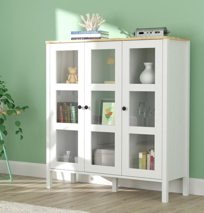 Immagine prodotto Skye Decor Shelora Three Door Bookshelf (112 x 40 x 123 cm)