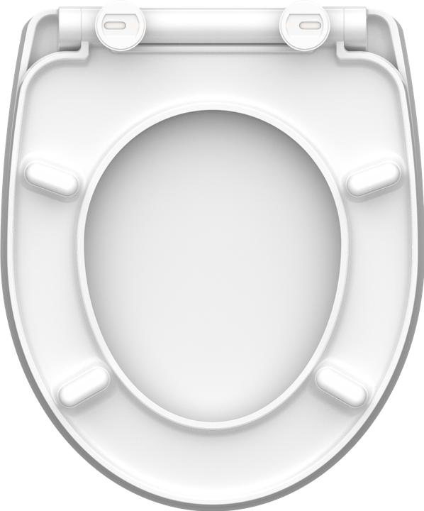 Actual product image Schütte WC seat Duroplast WC seat CRAZY SKULL Soft-close mechanism Quick-release fastener 82586 Skulls