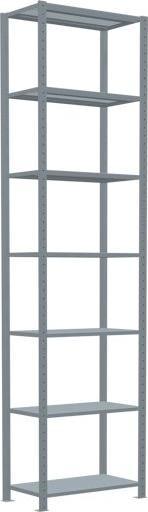 Actual product image Schulte Lagertechnik MULTIplus250 boltless basic shelving system with cross brace