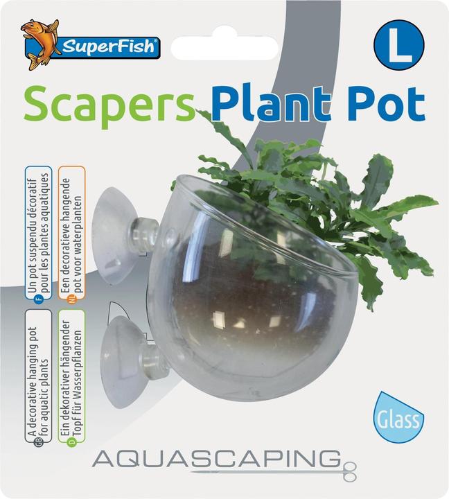 Actual product image SuperFish Scapers plant pot large, Furnishing: Plant pot (Plants, other items)