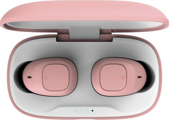 Produktbild Trust Nika Compact Blueth Earphones Pink (ANC, 8 h, Kabellos)