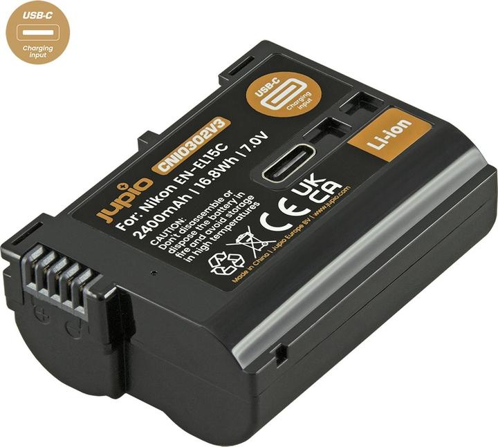 Produktbild Jupio Nikon EN-EL15C USB-C (Kamera Akku)
