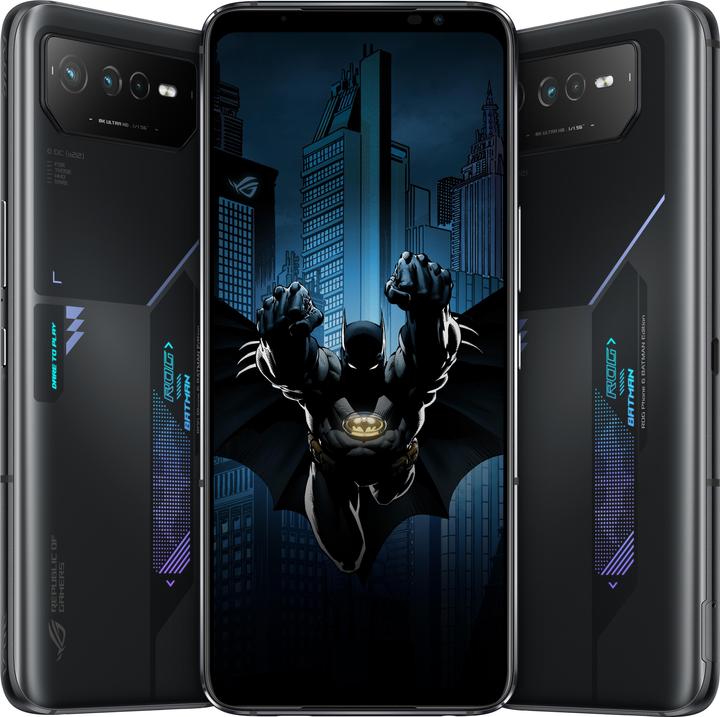 Actual product image ASUS ROG Phone 6 Batman Edition (256 GB, Black, 6.78", Dual SIM, 5G)