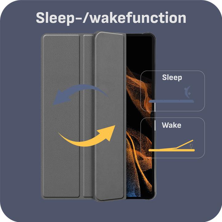 Produktbild Cazy Premium Smart Hülle Kompatibel mit Samsung Galaxy Tab S8 Ultra - Schutz Etui Hülle - Automatischem (Galaxy Tab S8 Ultra)