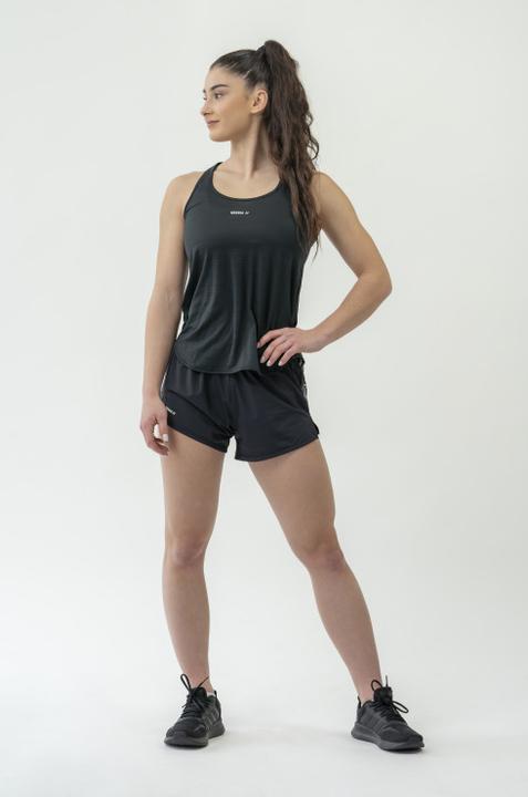 Actual product image Nebbia Fit Activewear Tank Top "Airy" with Reflective Logo 439 black (L)