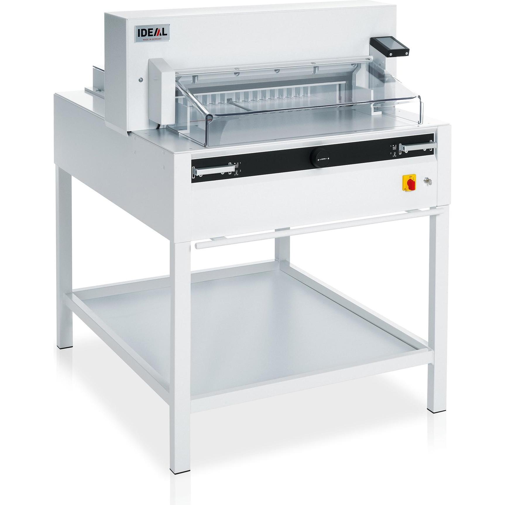 Ideal Stapelschneider 6655 (800 Blätter), Schneidemaschine, Grau