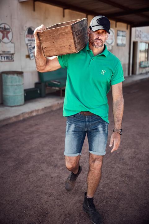 Produktbild JP1880 Poloshirts, Basic, 2er-Pack, Piqué, gekämmte Baumwolle (XL)