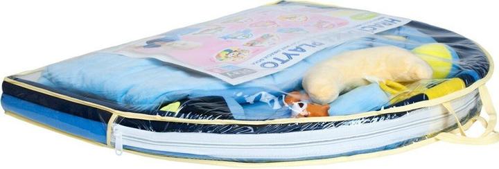 Actual product image Playto Spieldecke mit Melodie spici teddybär blau